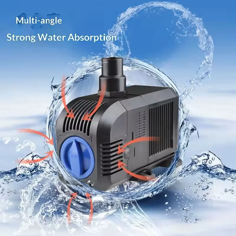 GRECH HJ Multi-function Submersible Pump 500-6800LPH Head 0.9-5.0m Aquarium Water Pump 220-240V 50Hz for Pond Water Circulation