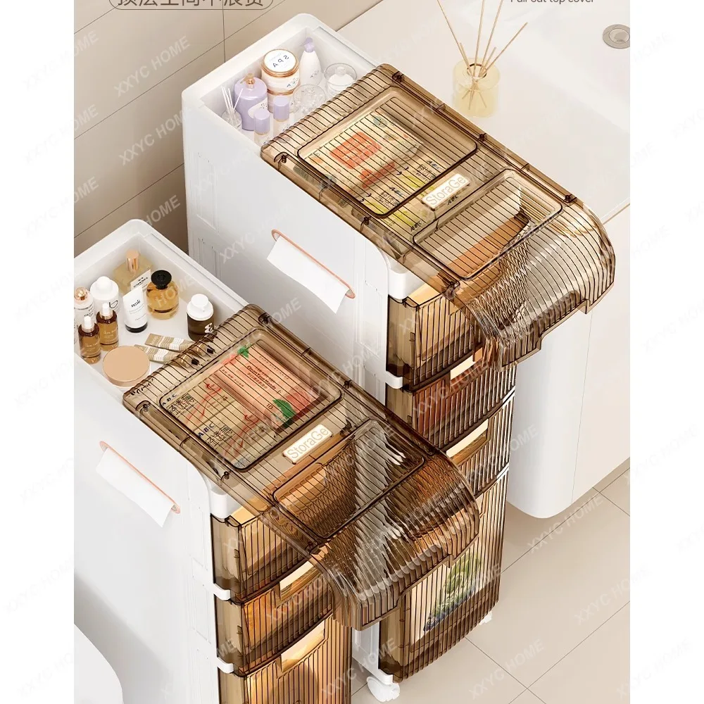 Bathroom Storage Rack Bathroom Sandwich Cabinet Toilet Storage Cabinet