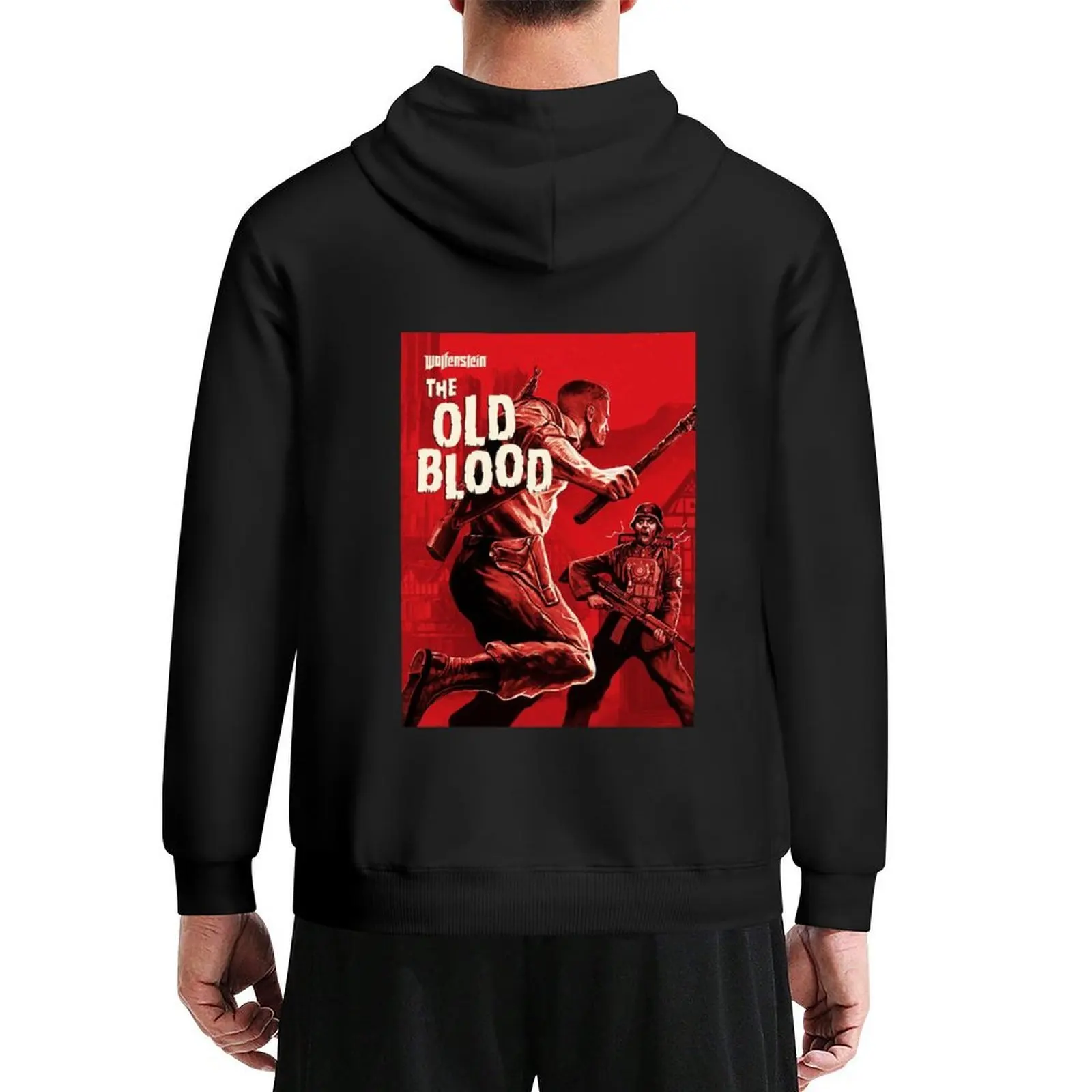 

Wolfenstein The Old Blood Hoodie men's sweat-shirt set autumn clothes male clothes japanese hoodie