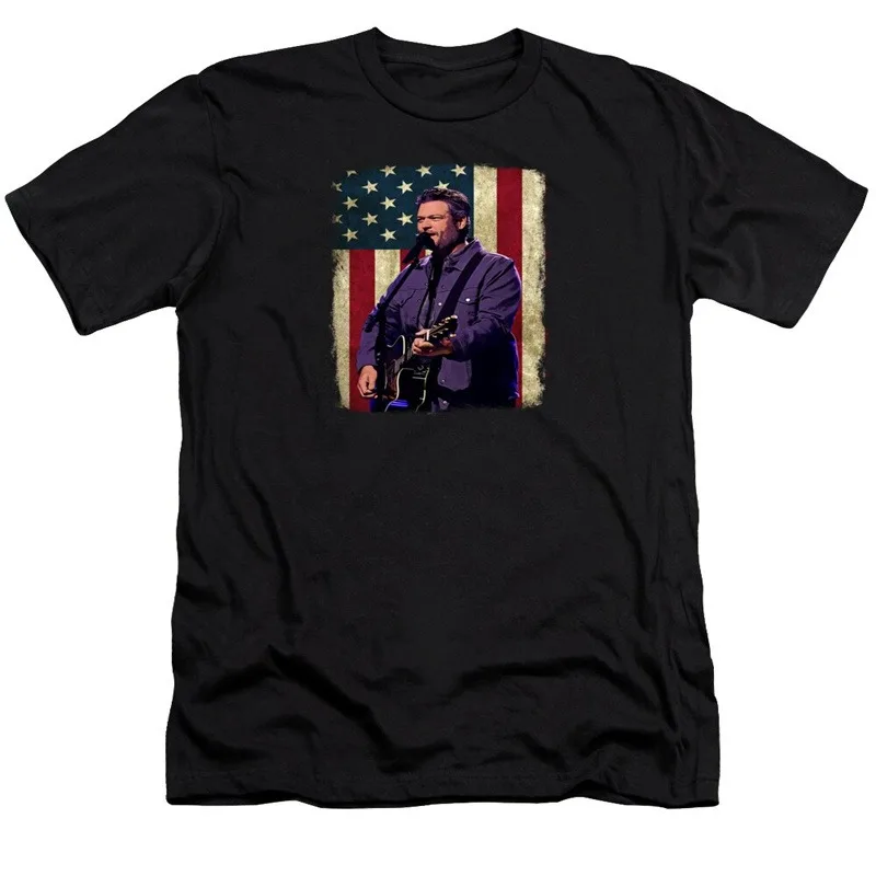 Blake Shelton Merch T-shirt Men Short Sleeve Tee Unisex Tops Clothes Causal Female Y2K Tops