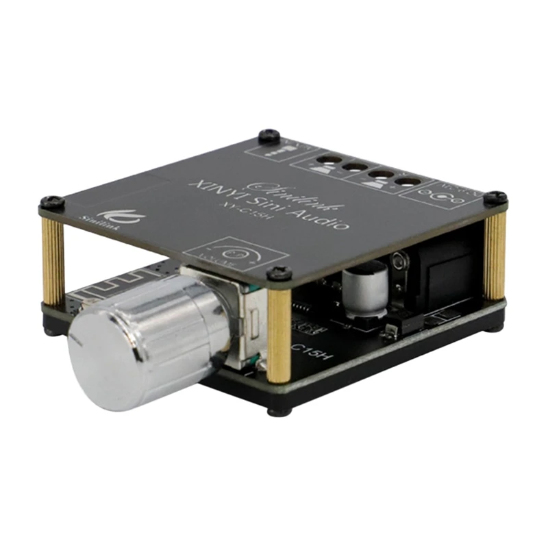 XY-C15H 20Wx2 สเตอริโอบลูทูธเครื่องขยายเสียงดิจิตอลโมดูล Dual Channel 360 องศา Stepless Tuning Board