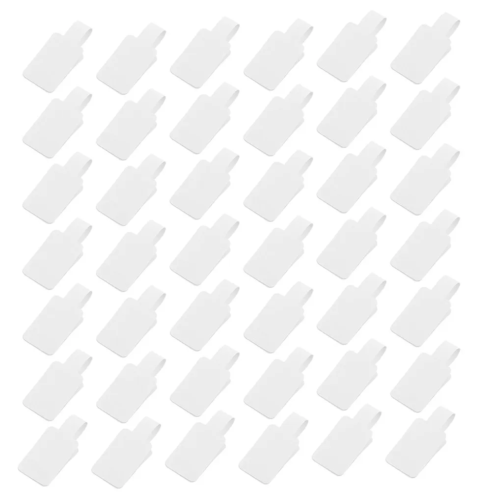 

500Pcs Self Adhesive Jewelry Price Labels White Blank Rectangular Stickers for Necklace Earrings Rings Bracelets Retail Display