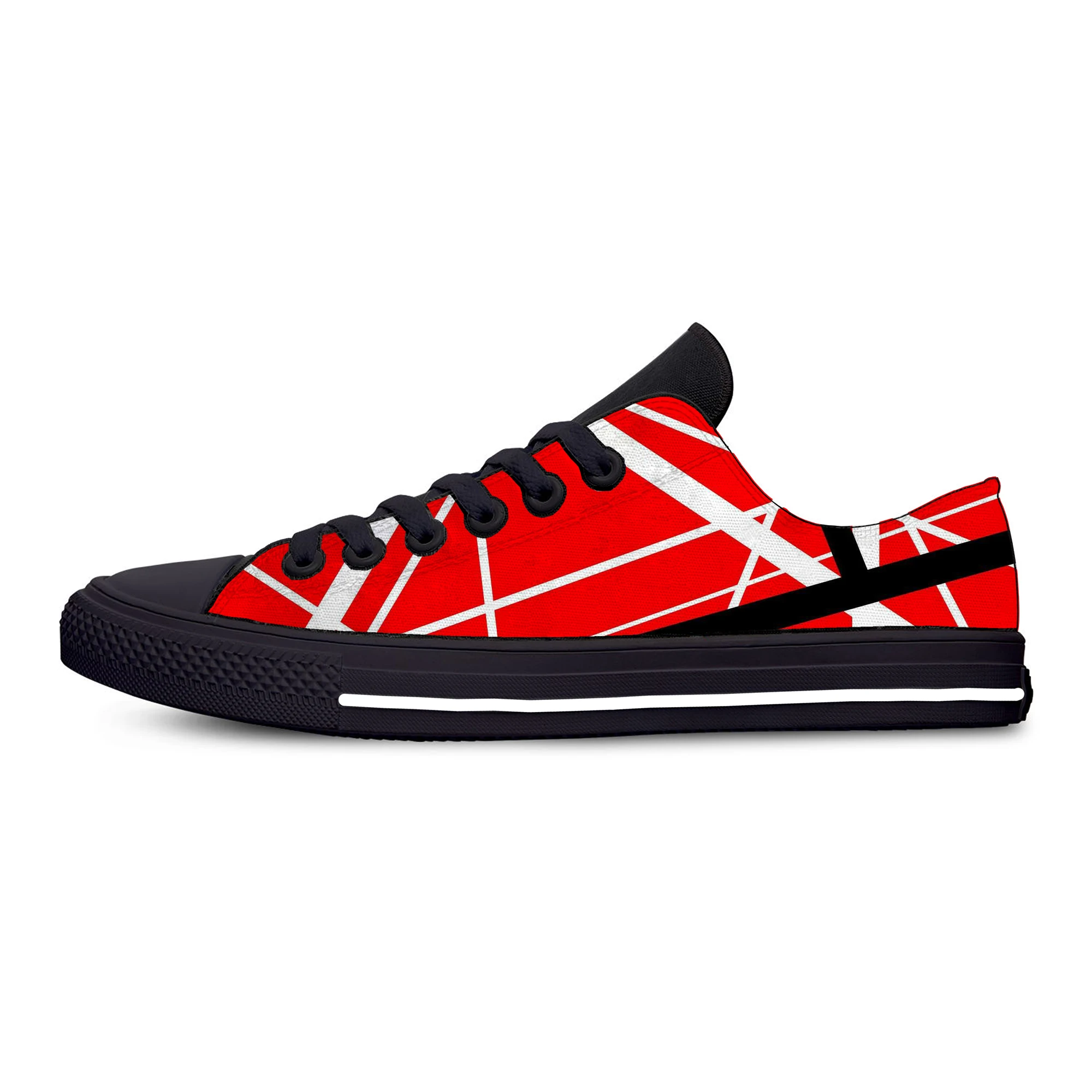 Van EVH Halen Summer Lightweight Classic Canvas Shoes Men Women Casual Breathable Sneakers Print On Demand Shoes