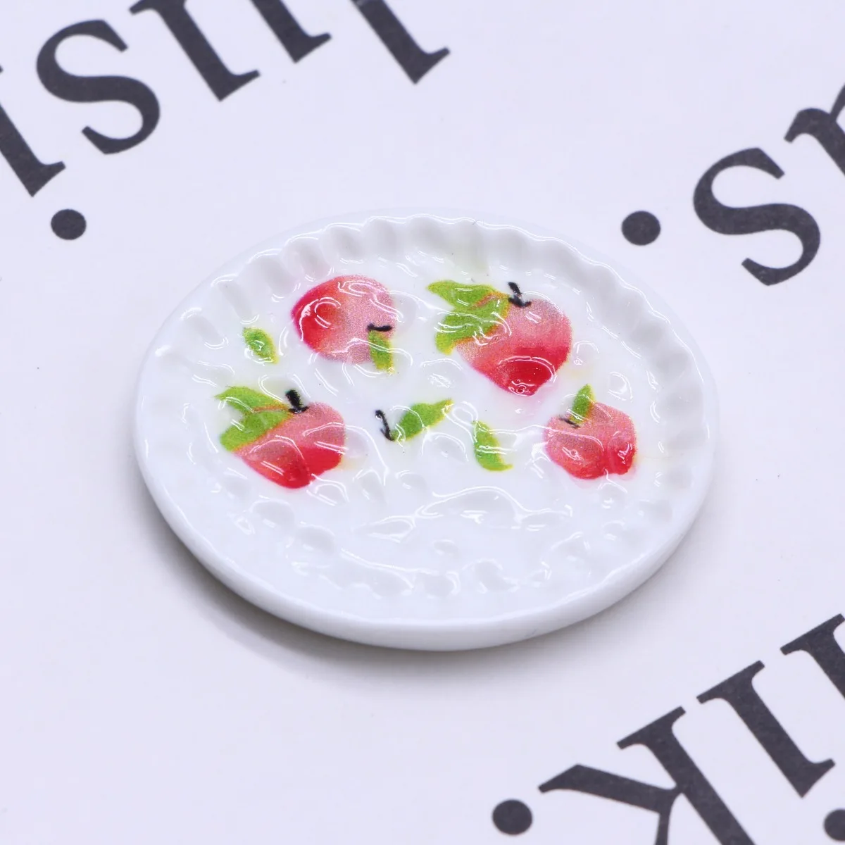 

9 Pcs Mini Simulated Food Kitchen Dessert Tray Prop Accessories Play Resin Toys