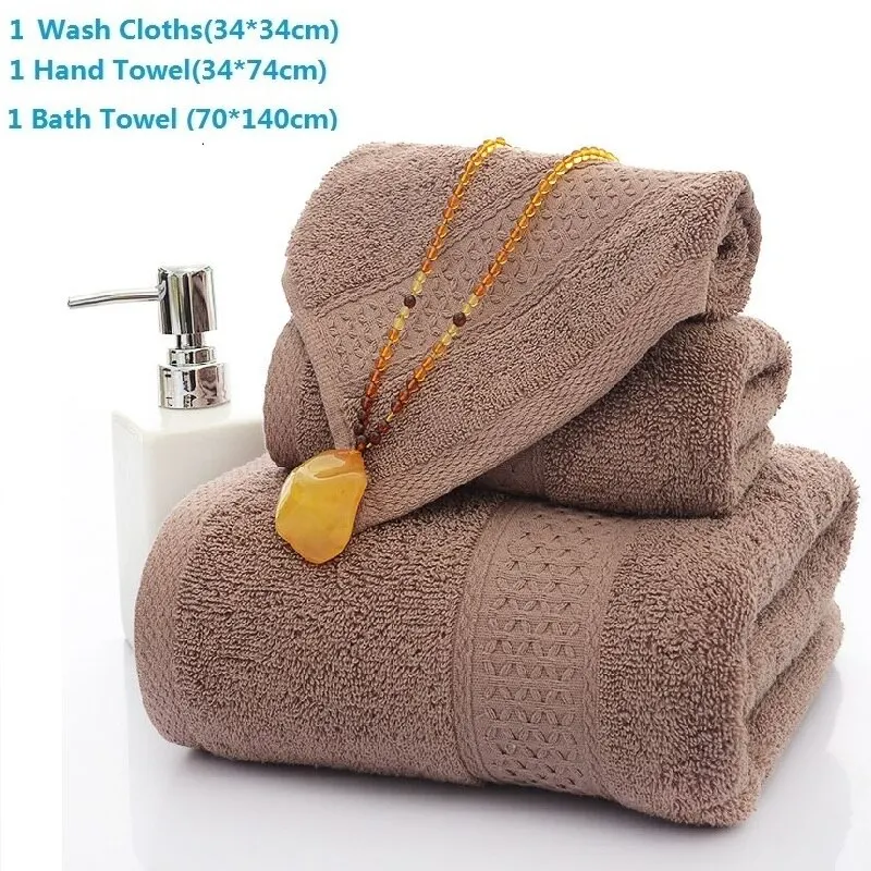 Ensemble de serviettes de bain en coton douces et absorbantes_voghion.com