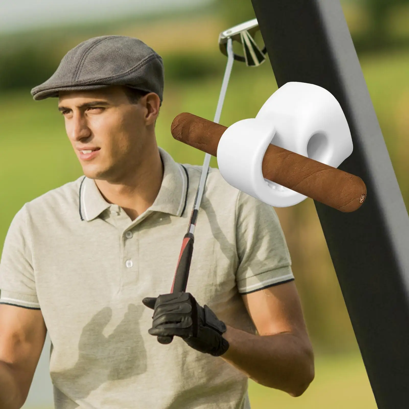 Clip magnético para carrito de Golf, soporte de silicona para carrito, abrazadera para gafas de sol para conductores de palos de coche, caña de pescar, Camping, Picnic, barbacoa
