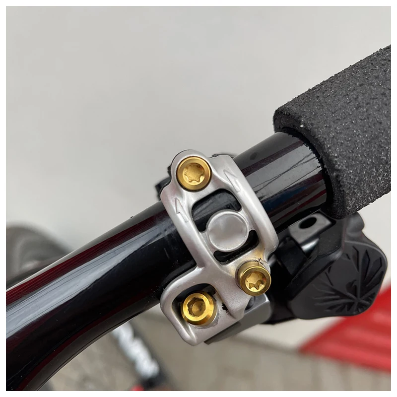 1Pcs M5x18mm Titanium Alloy Ti Handle Brake Screw Bolt Fixing Screws Silver/Gold/Colourful/Black