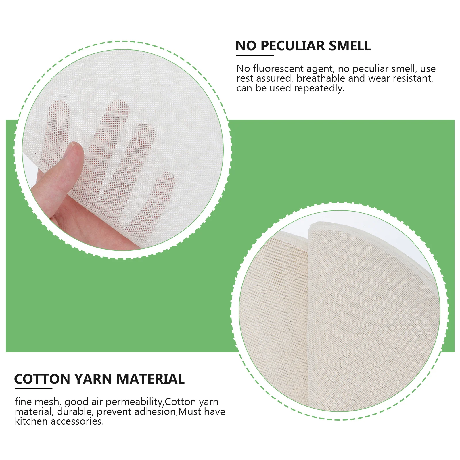 

30Pcs Steamer Liner Cotton Nonstick Tear Resistant Reusable Kitchen Mat Pad Steamed Bun Dumplings Bread Baking