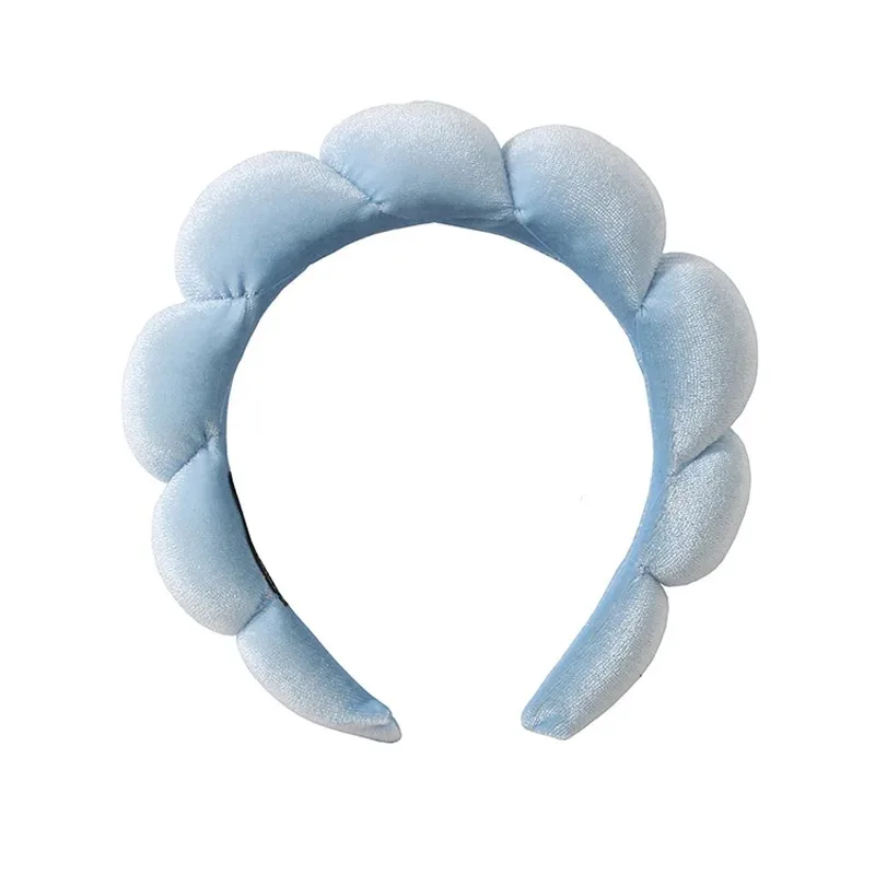 Velvet Hair Band High Skull Top Sponge Fried Dough Twists High Sense Hair Band Hair Accessories Solid Color Hair Band image 5