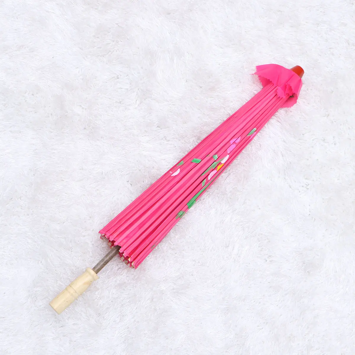 

Classical Flower Umbrella Oilpaper Decorative Umbrella Restaurant Home Decoration Dance Performance Props Silk Canopy