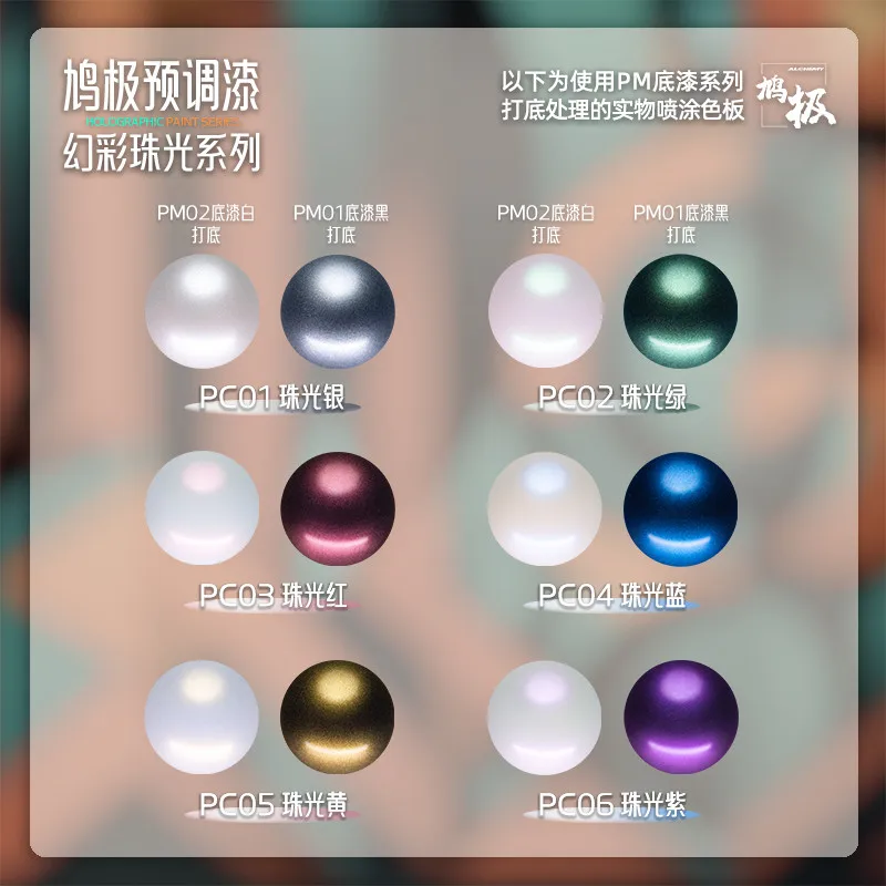 Model Spray Painting Coloring Pre mixed paint Pearl Colored Pearl Illusion Color Series Required Military 3D Printer