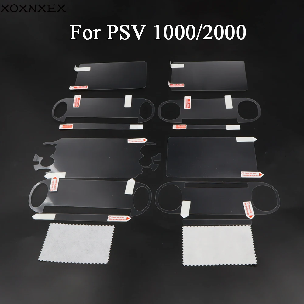 For PS Vita PSV 1000/2000 HD-Transparent Front And Back Screen Protector Film