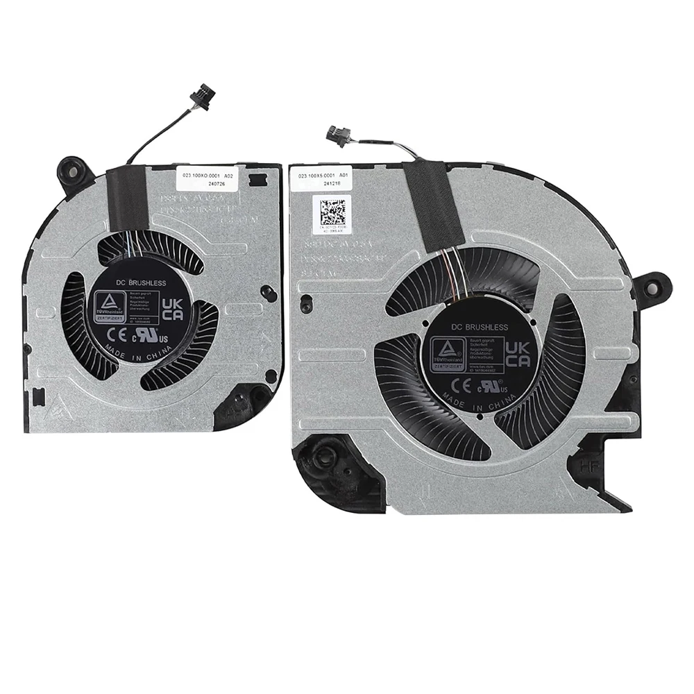 

Вентилятор процессора и графического процессора для DELL Inspiron 16 Plus 7640 0D9PK2 D9PK2 0C7Y23 C7Y23 DFS5K22305283C FS8D DFS5K22115371C FS8F