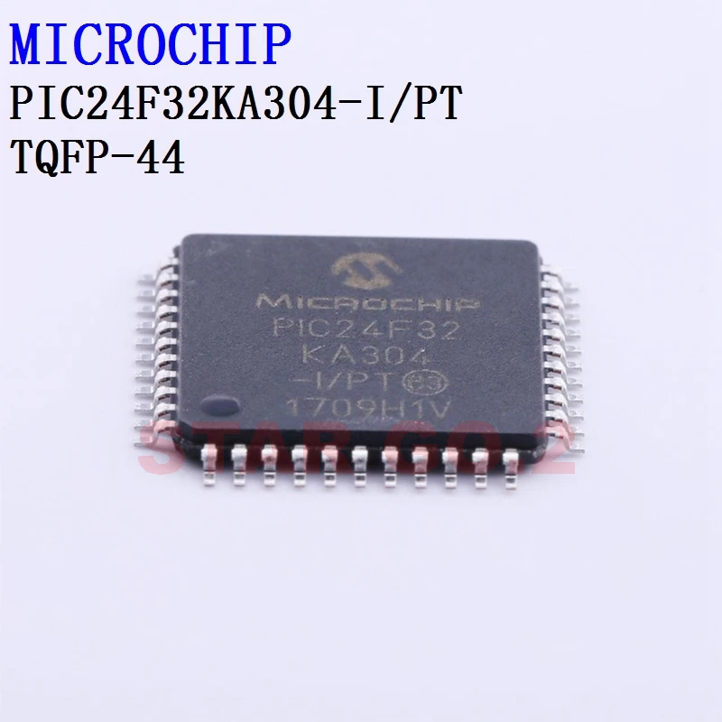 

1PCSx PIC24F32KA304-I/PT TQFP-44 MICROCHIP Microcontroller