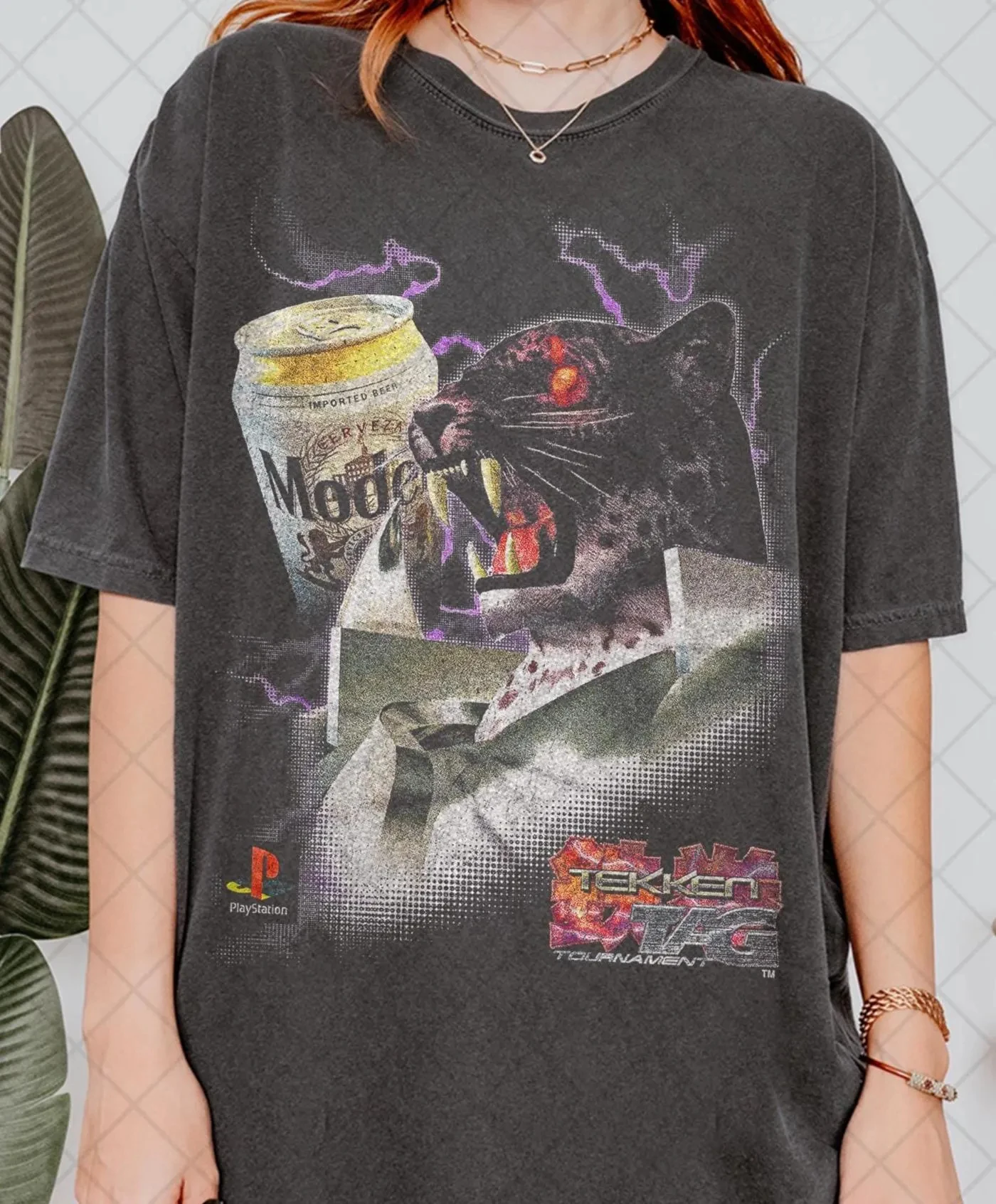 Camiseta Retro de los años 90 The Armor King X Modelo 2000, camiseta Tekken Tag Tournament, regalo para mujeres y hombres, camiseta unisex