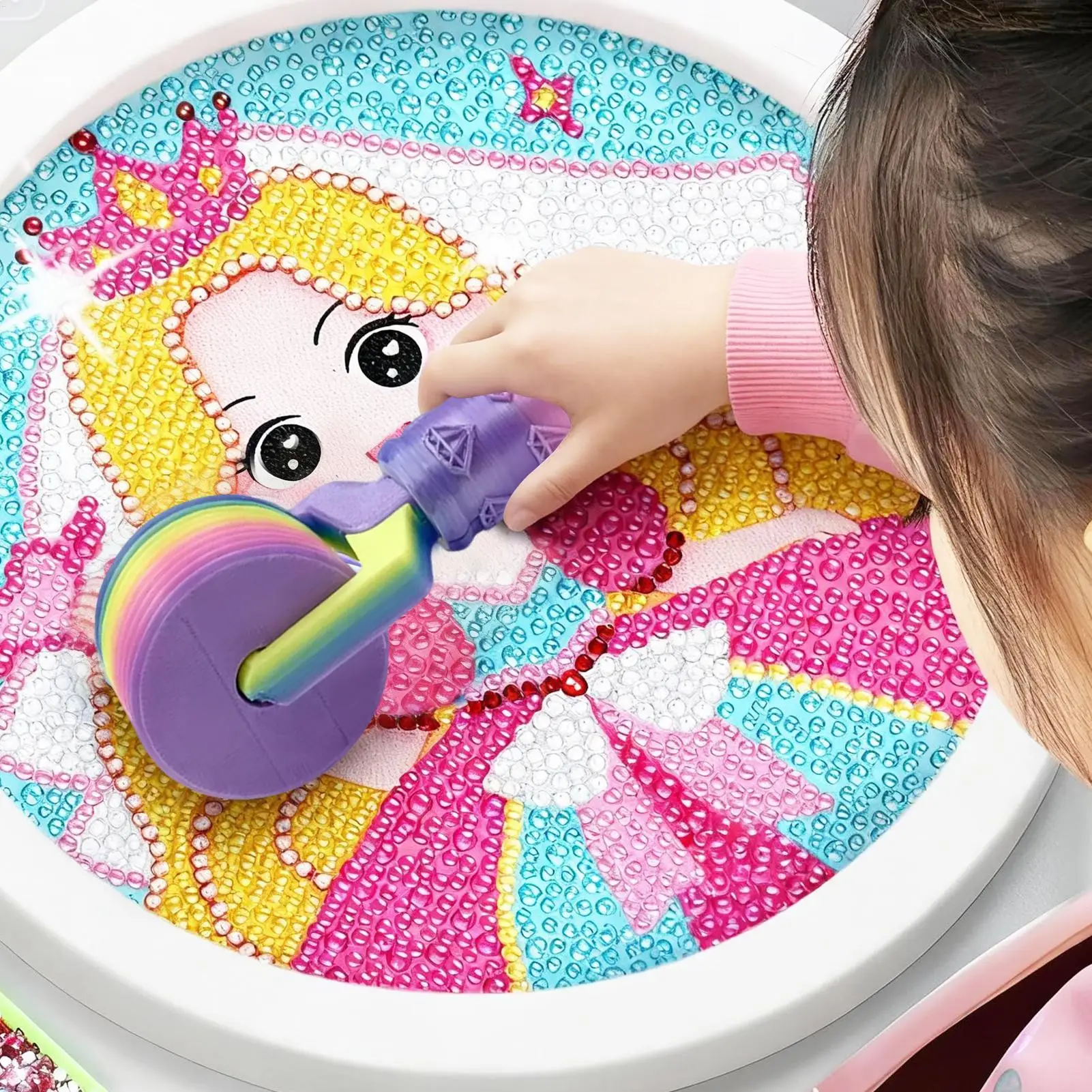 أداة توزيع أسطوانة الرسم القابلة للتعديل مع حقيبة تخزين، أسطوانة مطبوعة ثلاثية الأبعاد للمنزل والأصدقاء والعائلة والرجال والنساء والكبار والأطفال #2