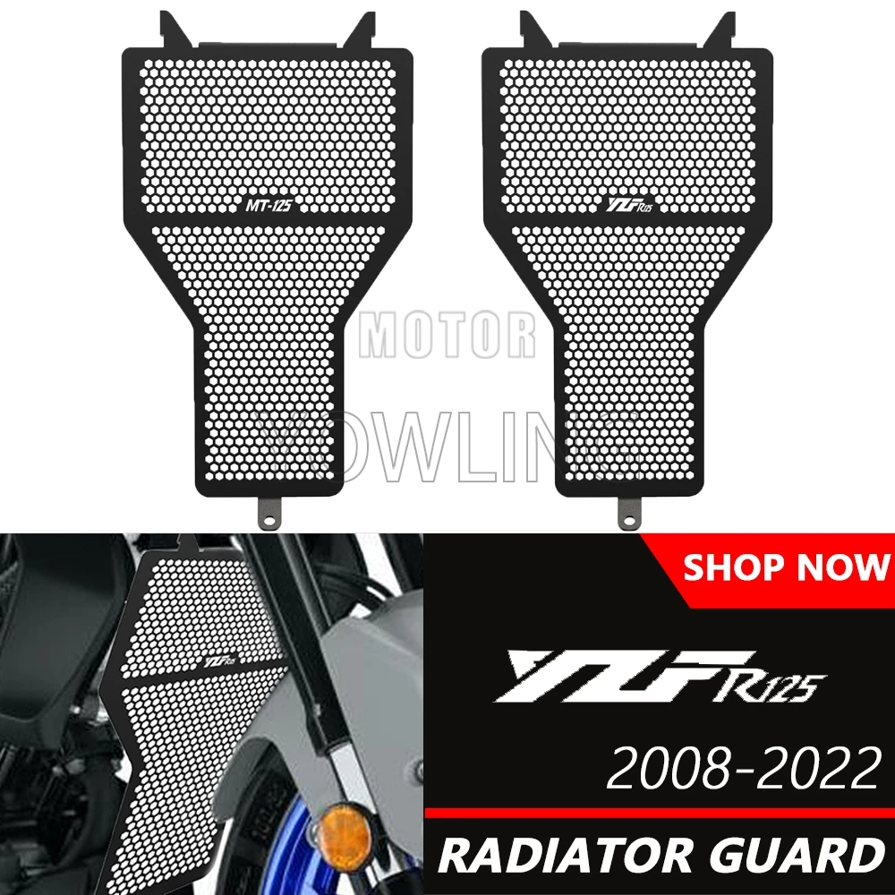 

Аксессуары для мотоциклов YAMAHA YZF R125 YZF-R125 YZFR125 2011-2018: Защитная решетка радиатора, накладка-протектор для MT125 MT-125 2015