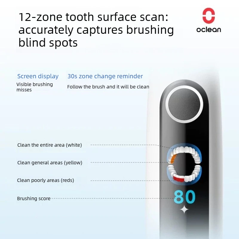 brosse-a-dents-electrique-numerique-vibrante-oclean-ai-micro-sweep-x-pro-20-chargement-type-c-orthodontique-cadeau-pour-couple