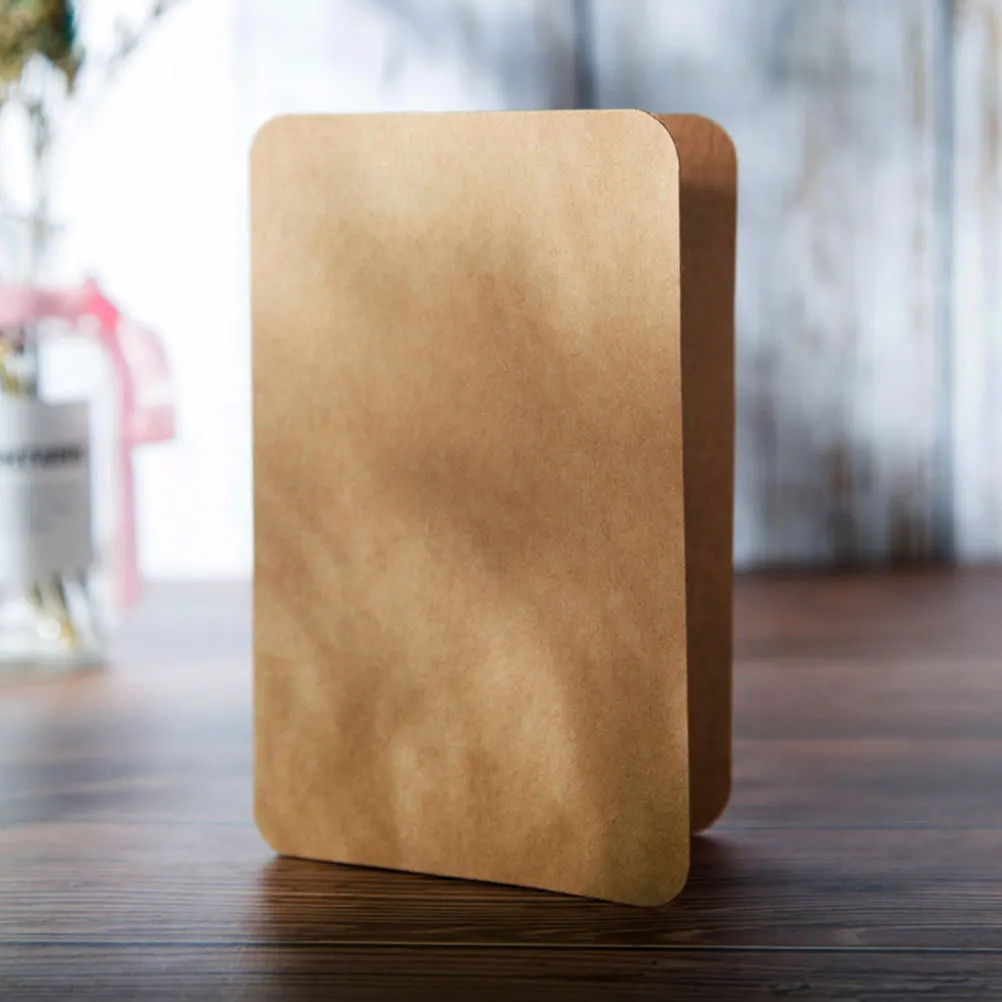 

30Pcs Vintage Style Folding Greeting Cards Writable Blank Cards for Special Occasions Festival Messages Blank Blessing Card