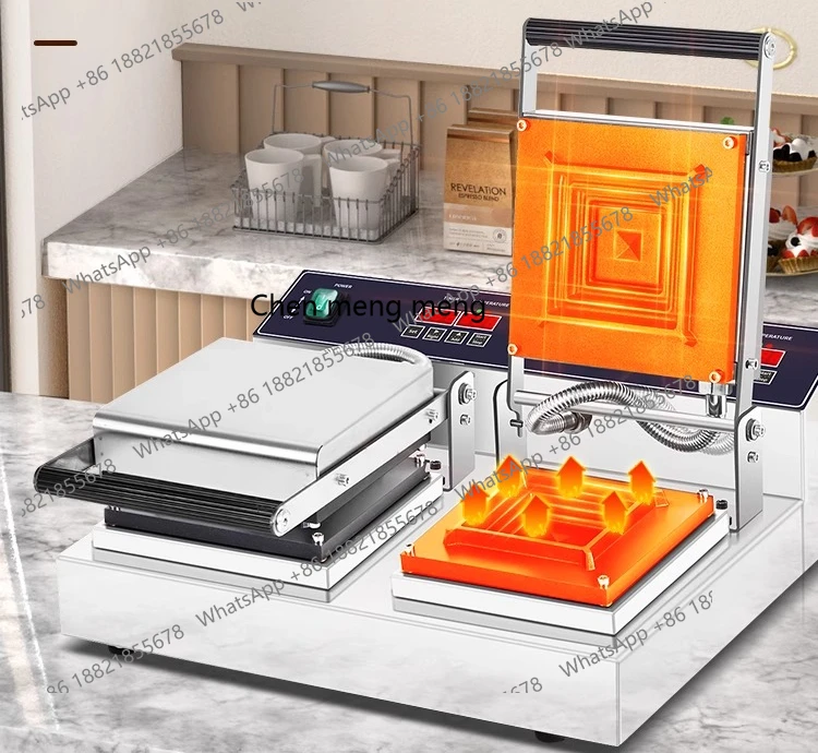 

Commercial Hot Press Sandwich Machine Burst Toast Bread Press Edge Banding, Sandwich Machine