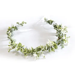 Handmade Daisy Headwear Flower Headband Hair Headdress Flower Crown For Women Girls Fairy Elf Photo Props Wedding Accessories