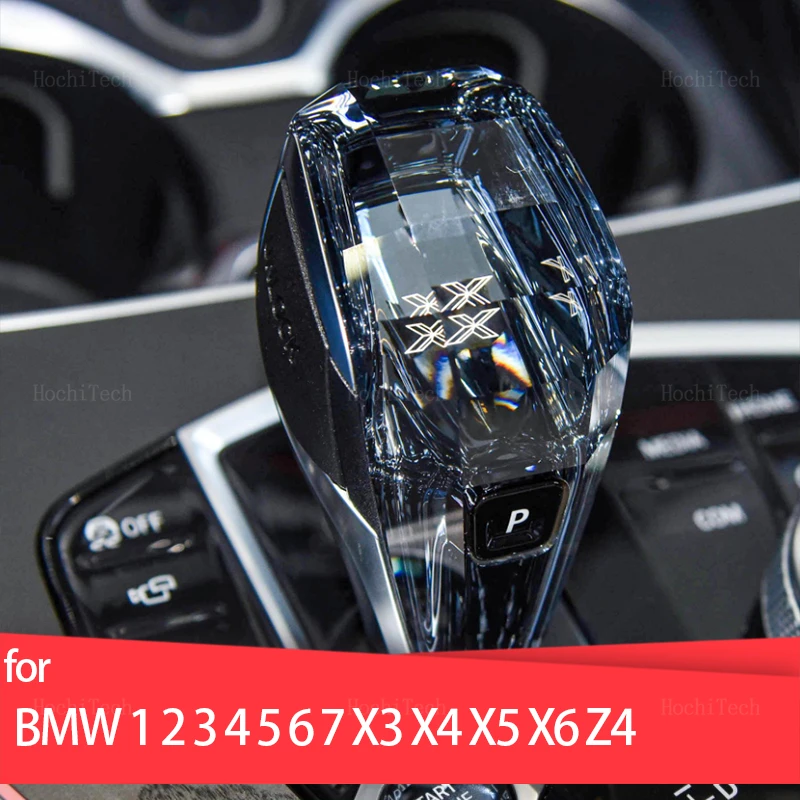 LED Crystal Handles Gear Shift Knob Lever Stick Head For BMW 1 2 3 4 5 6 7 X3 X4 X5 X6 F20 F21 F22 F30 F10 F18 G20 G30 G05 G01