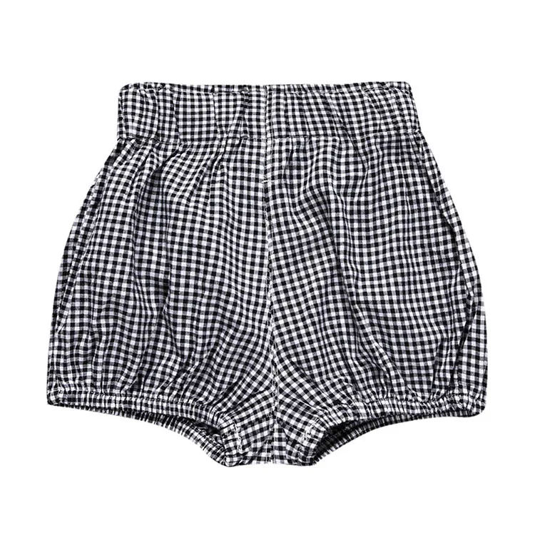 0-5Y Kawaii Toddler Baby Boys Bloomer Shorts Triangle PP Pants Cotton Linen Printed Girls Shorts Summer Infant Sport Pants