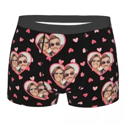 Custom Men's Boxer Briefs Boyfriend Husband's Birthday Gifts Soft Underwear Customized with Picture Personalized Face Underpants