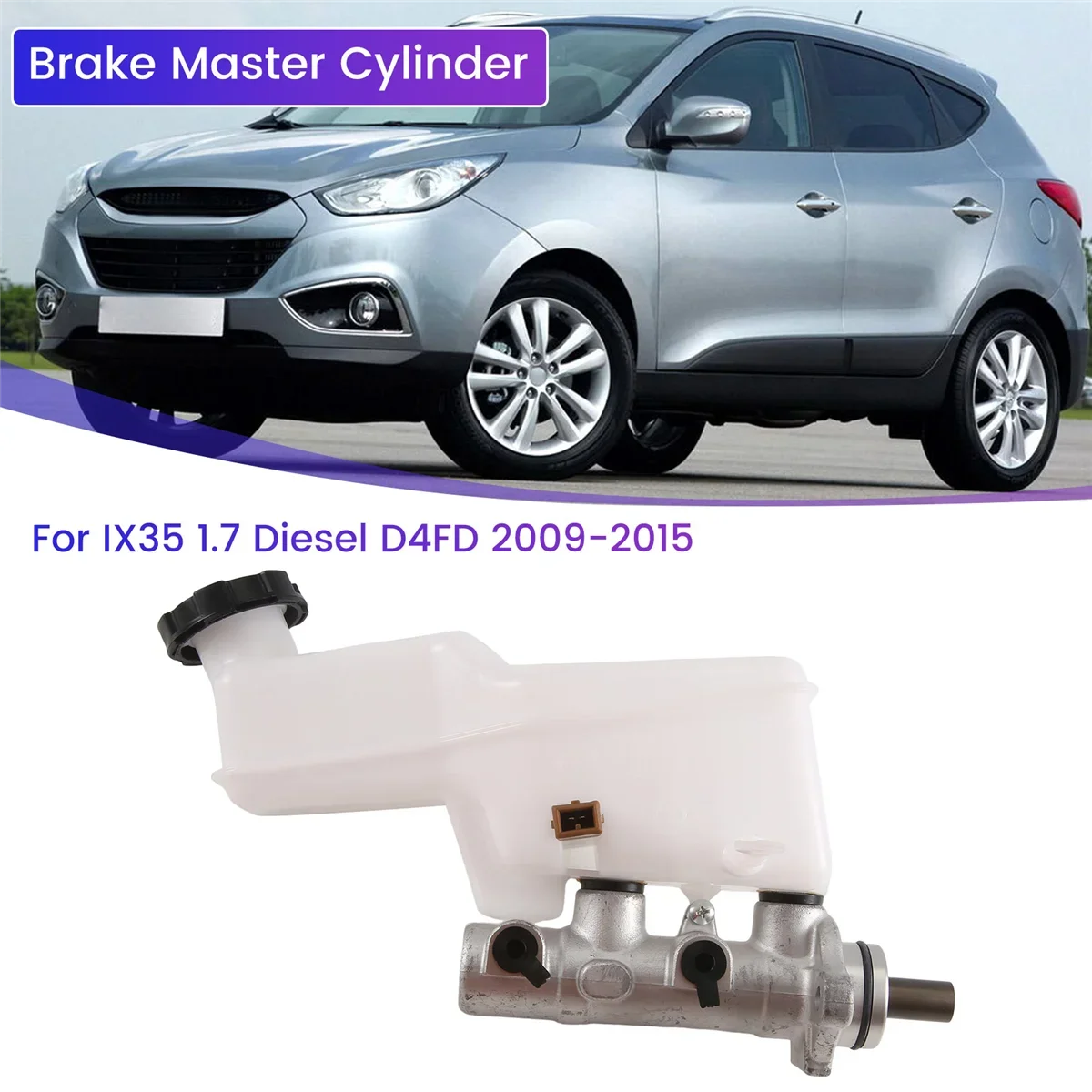 

X-T 58510-2S920 Car Brake Master Cylinder for IX35 1.7 D4FD 2009-2015