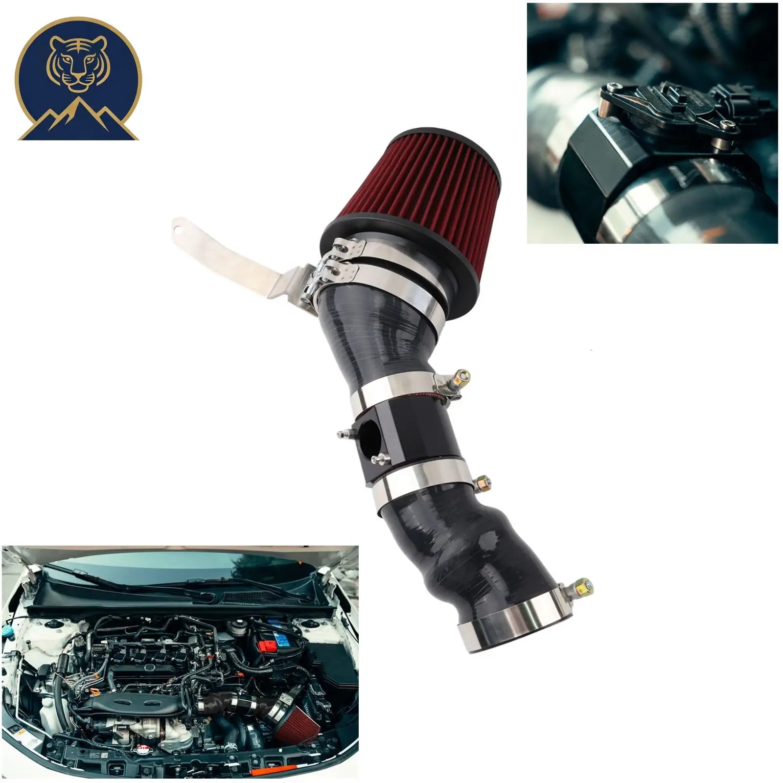 Automotive Performance Cold Air Intake Turbo System Replacement Kit for Honda Civic Acura Integra 1.5T L4 2022-2026