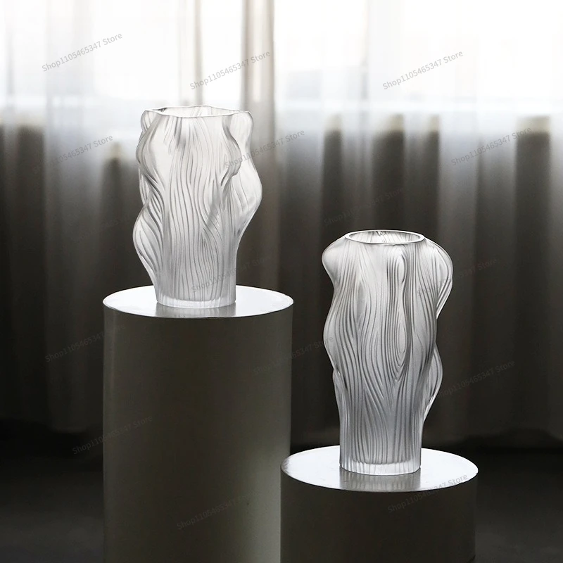 For Vase Glass Transparent Water Raised Flower Arrangement Ornament Hydroponics Creative Simplicity