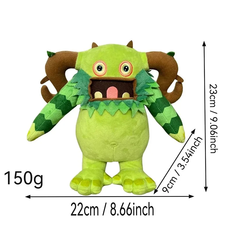 2026 New My Singing Monsters Plush Toy Cartoon Stuffed Animals Plushies Dolls Birthday Gifts Room Decor Soft Pillows