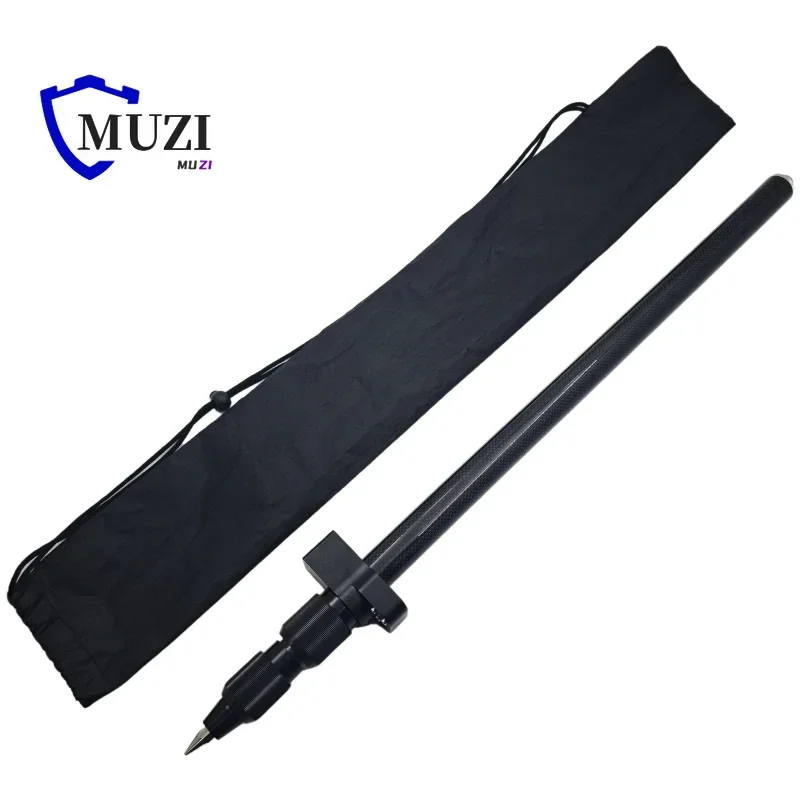 Carbon Fibre Pole 72-180cm Telescopic Centering Pole Portable RTK GPS Prism Pole Surveying Rod Aluminum Alloy 5/8x11 Thread