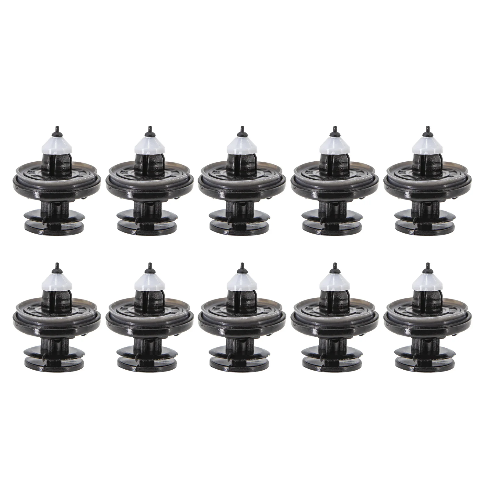 Dilwe Clip de garniture de porte 50Pcs Clips Retenue Rivets de Fixation Intérieur Panneau de