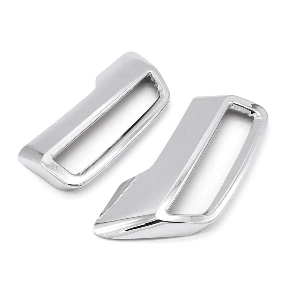 1 Pair Car Rear Exhaust Muffler Tail Pipe Cover Trim For Peugeot 3008 MK2 5008 2016 2017 2018 2019 ABS Plastic