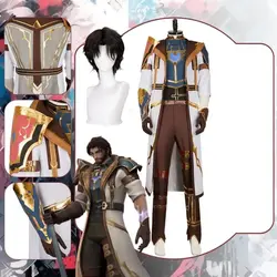 Jayce Arcane Cosplay Fantasy Men Costume Disguise for Man Uniform Jacket Pants Roleplay Wigs Outfits Halloween Carnival Clothes