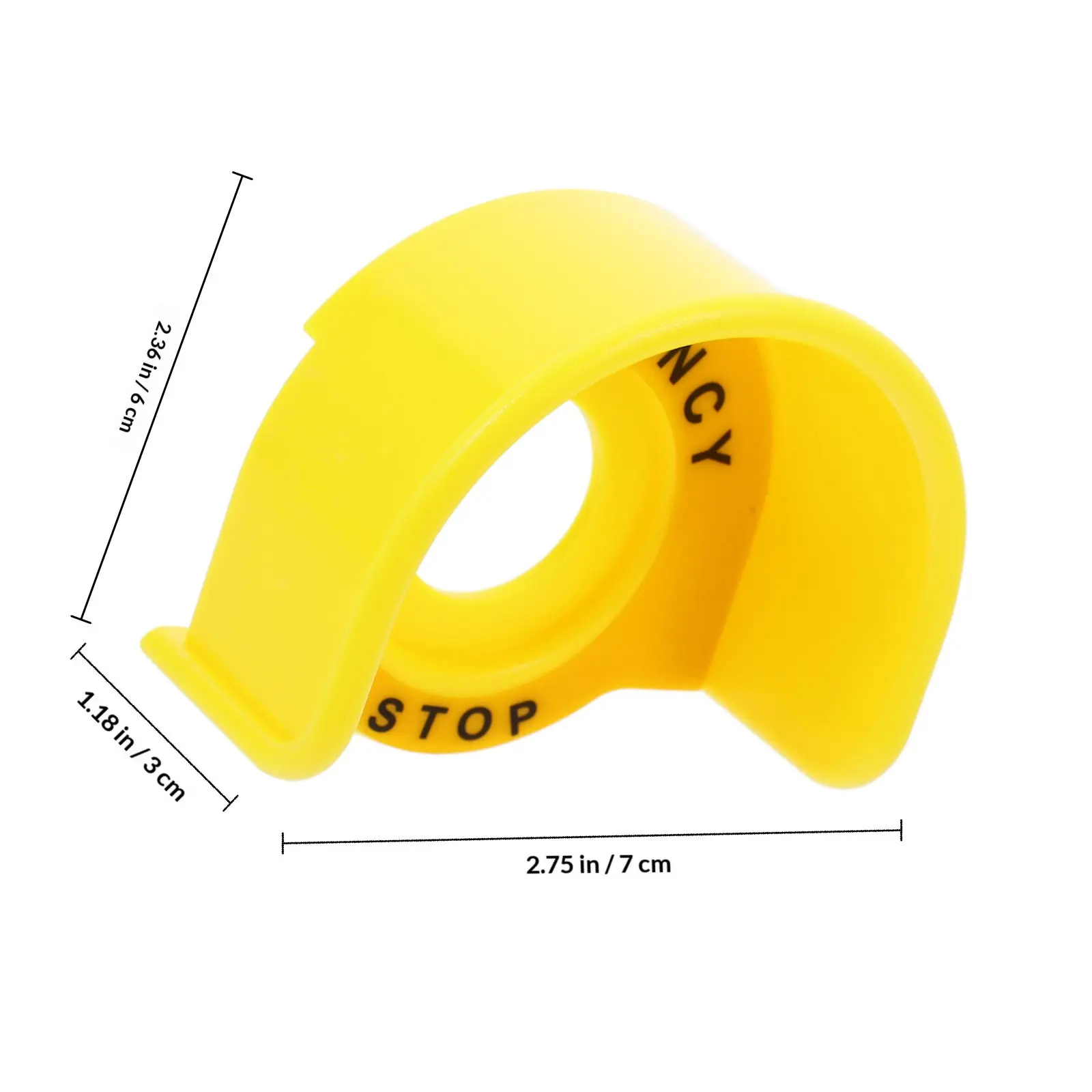 Clear Emergency Stop Button Cover Protective Guard for Machinery Industrial Equipment Home Garage Garden Safety Push Button view 3