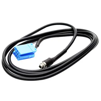 Adaptér do auta AUX pro audio kabel 3,5 mm Mini ISO 8 pinů pro audio kabelový adaptér pro Blaupunkt pro VW pro Audi Honda Nissan atd. 10 nejlepší prodej 8pinový 3,5mm jack - №8