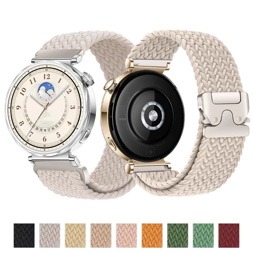 Fallschirmbänder für Huawei Watch GT 5/5 Pro/4/4 Pro/42 mm/46 mm/41 mm 18 mm 22 mm geflochtenes Correa-Armband für Huawei Watch 4 Pro Band