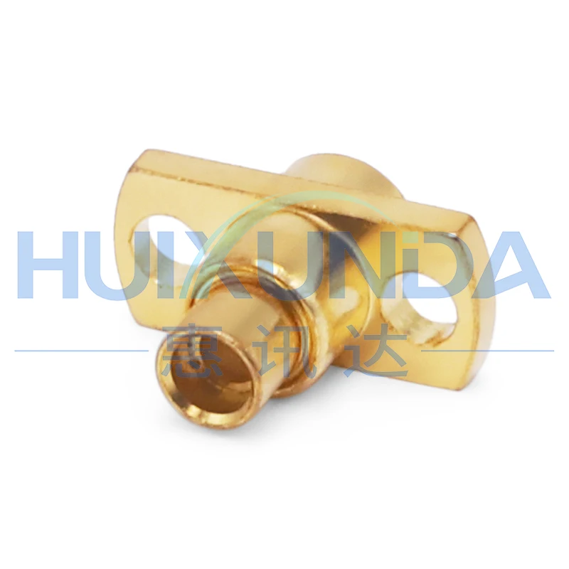 SMP-JFB2 SMP male two-hole flange welding RG405/086 semi-flexible-2 wire connector