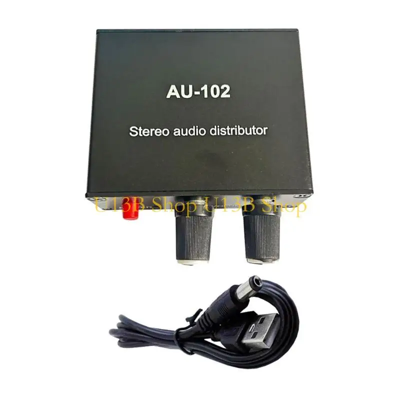 

U13B AU~102 Two Channel Stereo Auditory Sound Distributor 1 In 2 Out Headphone Amplifier Board