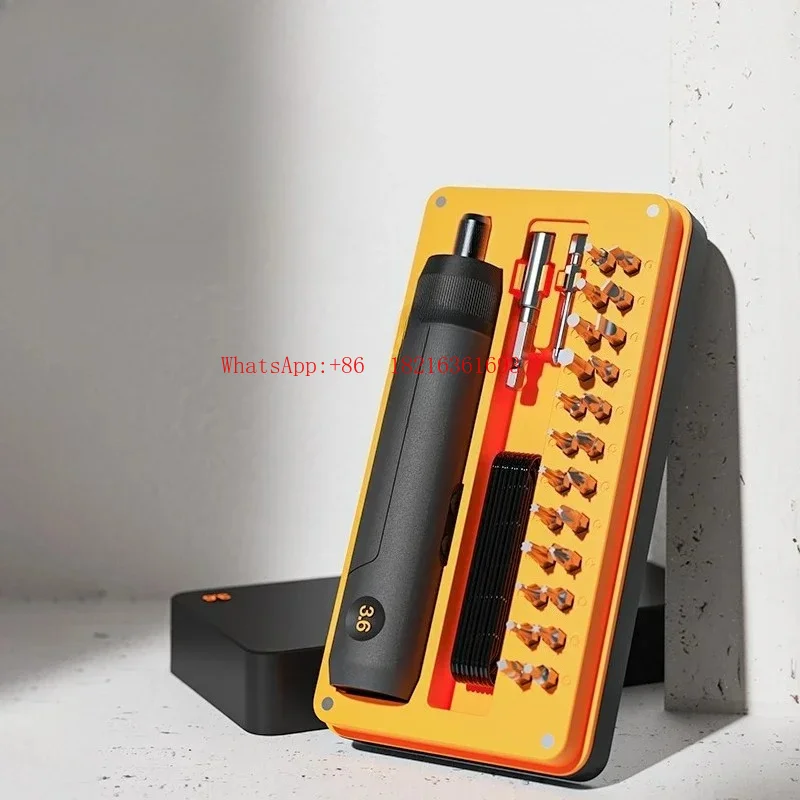 Limited Offer 1500mAh Cordless Electric Screwdriver Set, Adjustable Torque, Multi-purpose Disassembly And Maintenance Drilling