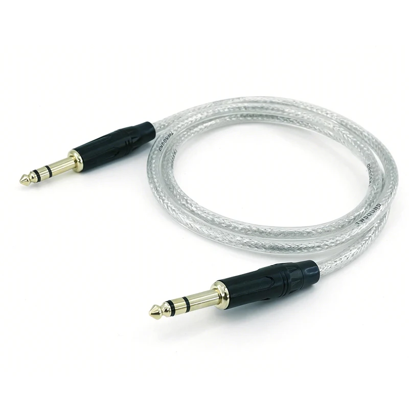 

Professional 6.35mm TRS Balanced Audio Cable Hi-Fi Sound – Plug & Play for DJ Equipment/PA System