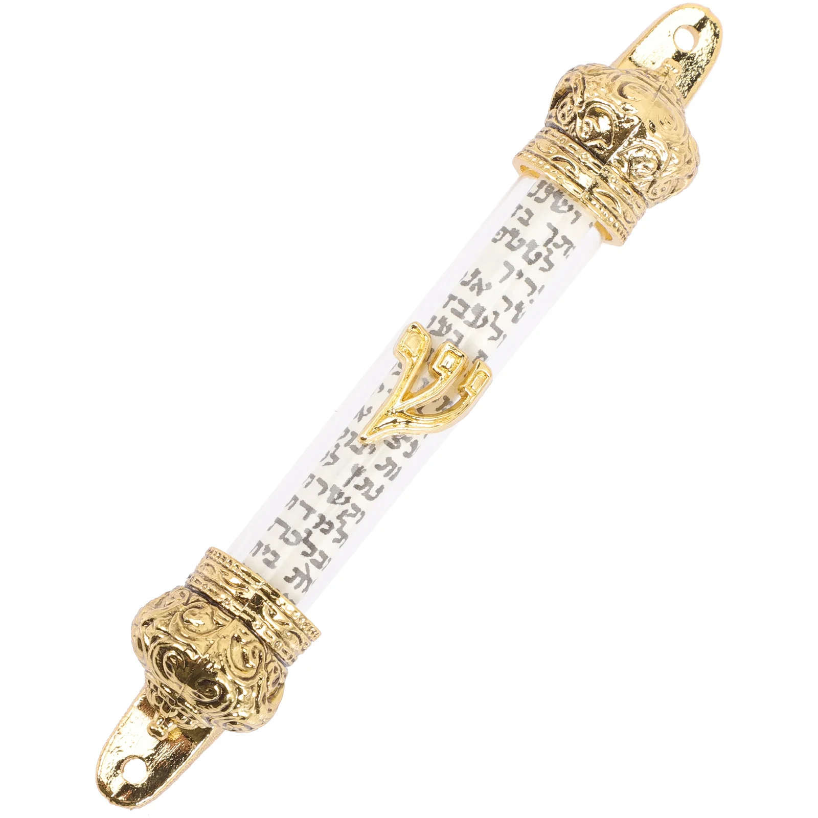 Rolo de coroa da bíblia, porta lateral de metal, mezuzah, delicado, judeu, religioso com para casa, hannukah, presentes, decoração ao ar livre