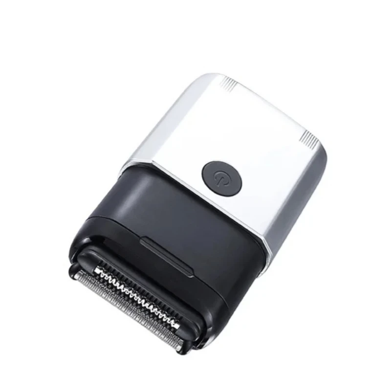 Portable Men’s Electric Shaver Compact Facial Trimmer Fully Waterproof Floating Head Support Type-C Charging for Business Travel