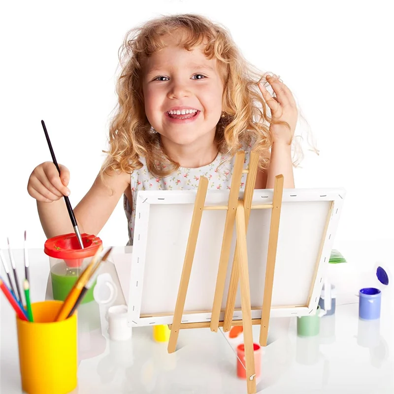 2Pcs 17 Inch Tabletop Easels,Easel Stand For Painting,Painting Party Easel,For Painting,Paint Easel For Canvas Painting Durable