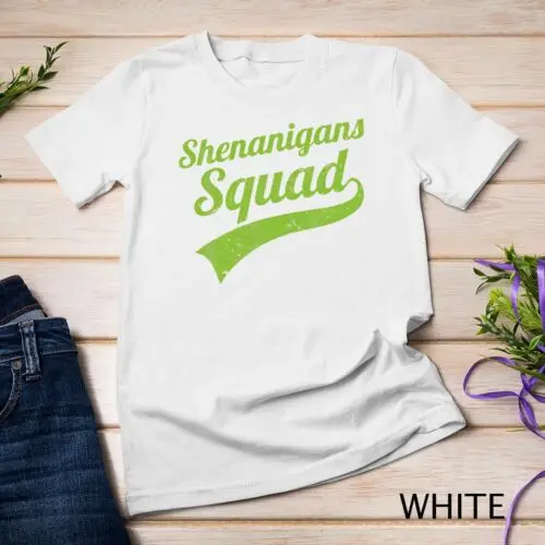 Matching Shenanigans St Patricks Day Squad Boys Girls Unisex T-shirt