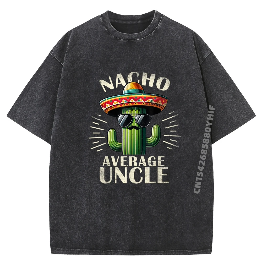 

Начо, средняя футболка с рисунком дяди, обычные топы, футболки, забавная футболка, женская удобная стираная рубашка высокого качества