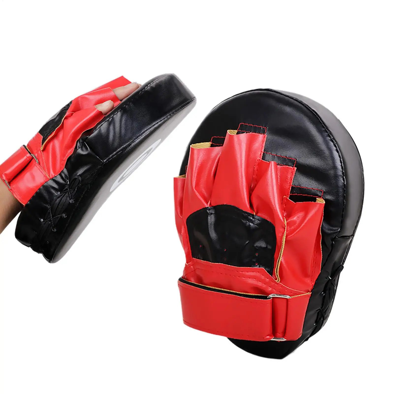 منصات الملاكمة بولي Leather الجلود المدرب كيك بوكسينغ منصات منحنية للمنزل تجريب تجريب كيك بوكسينغ الملاكمة التايلاندية الرجال النساء الكبار الاطفال الصبي