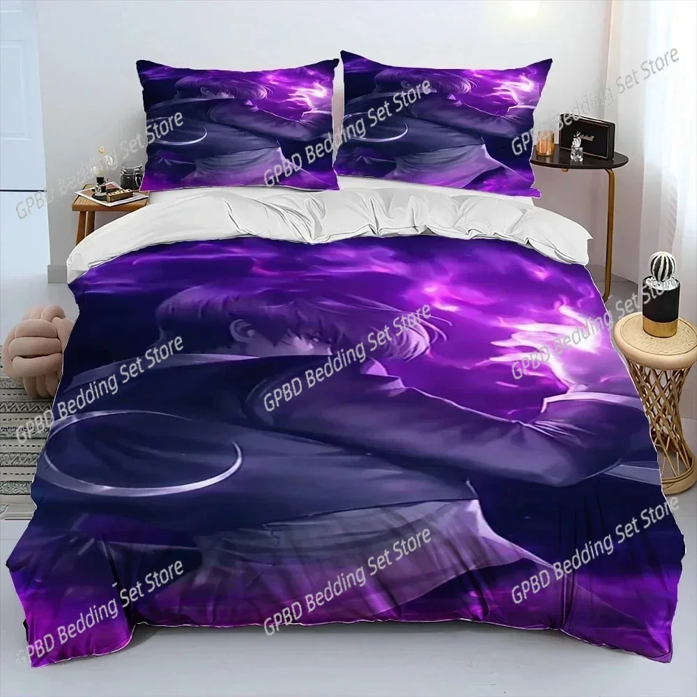 King of Fighters Retro Game 3D NEW Duvet Cover Pillowcase Bedding Set Adult Girl Bedroom Decoration Children Single Double Large 3